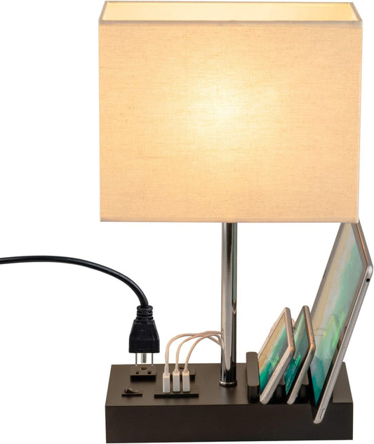 lamp with charging ports